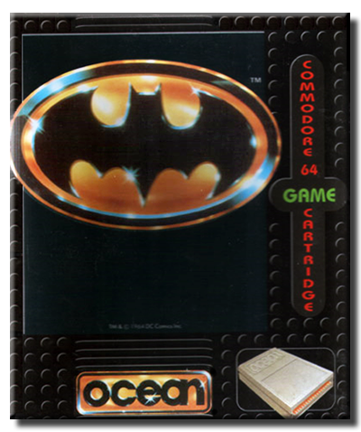 Batman the Movie box art for Commodore 64